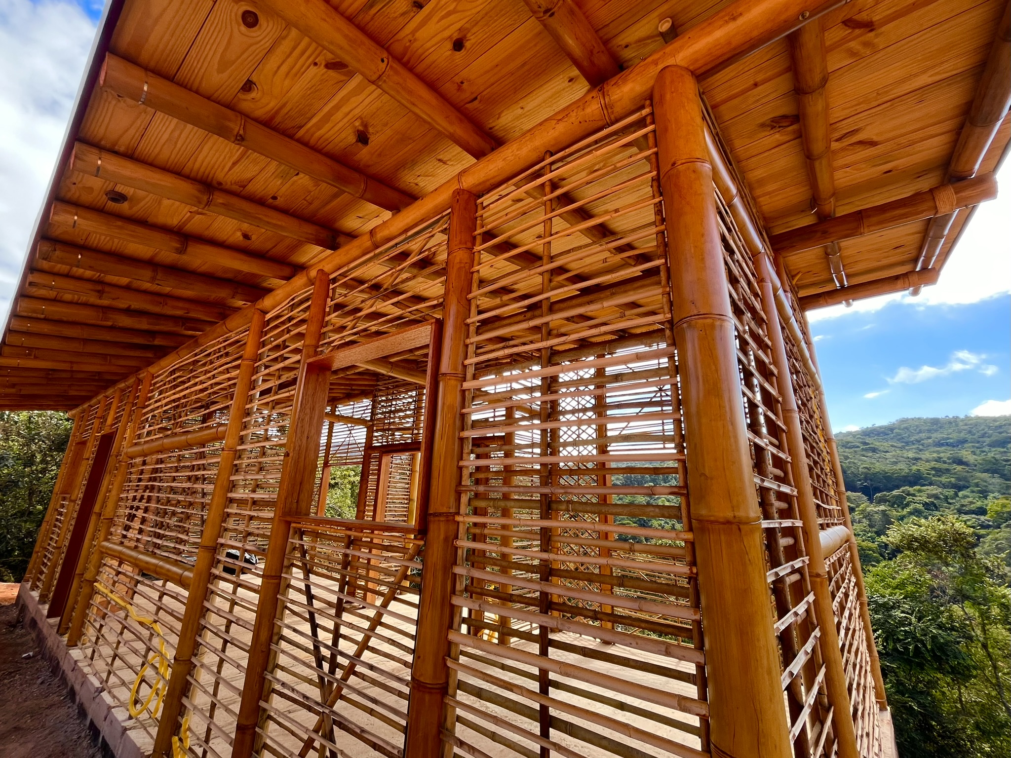 Estruturas resistentes de bambu