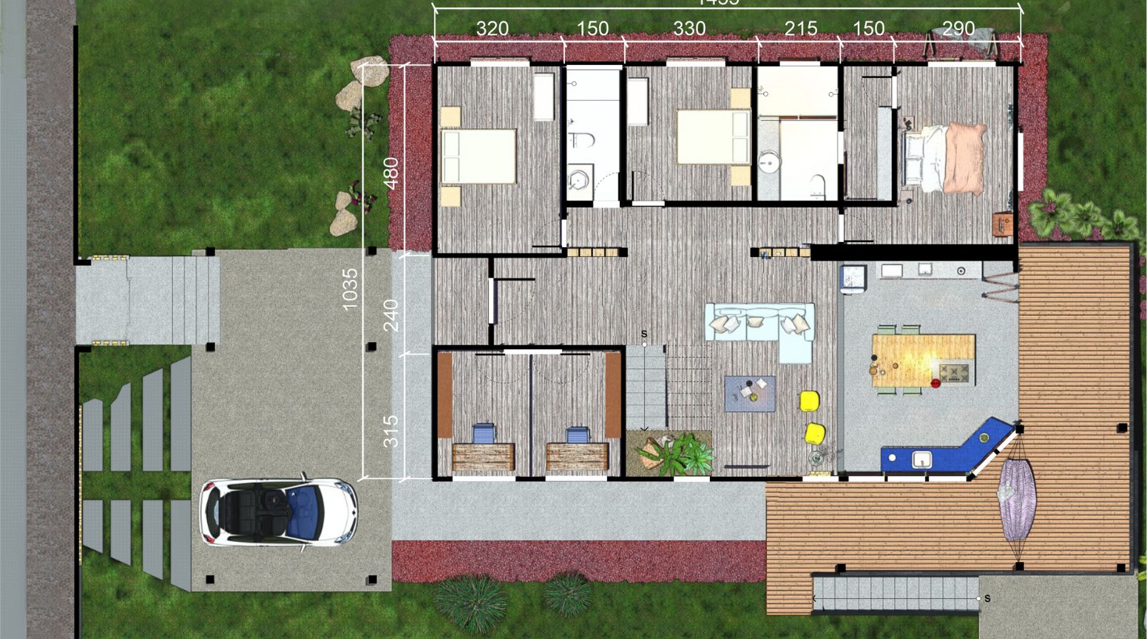 Projeto que facilita a obra