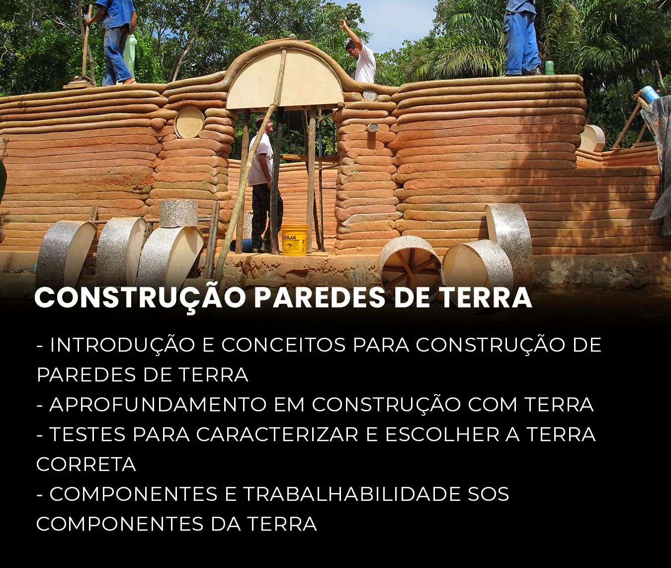 Construção de Paredes de Terra